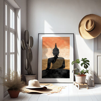 Serene Zen Buddha | Neutral Zen | Solo Art