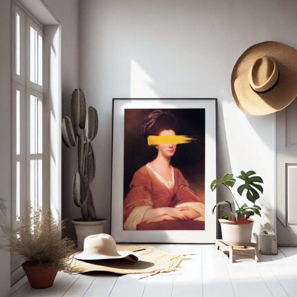 Modern Mrs. Frederick | Altered Portait | Solo Art